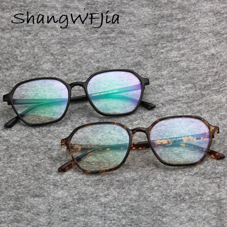 

Men Spectacle Frame Women's Glasses Transparent VintageSquare Clear Square Clear Lens Glasses Optical irregular Frame