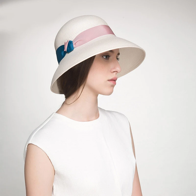 

Sedancasesa 2019 New Fashion Handmade Summer Visors Cap for Women Sun Hat Casual Vacation Straw Girls Caps Sombreros