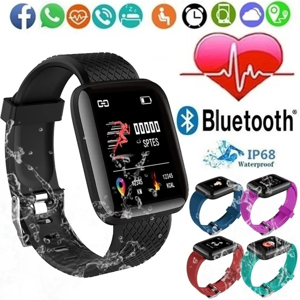 

2019 Smart Watch 1.3inch OLED Color Screen Bluetooth Waterproof Sport Smart Watch Bracelet Fitness Tacker For Android