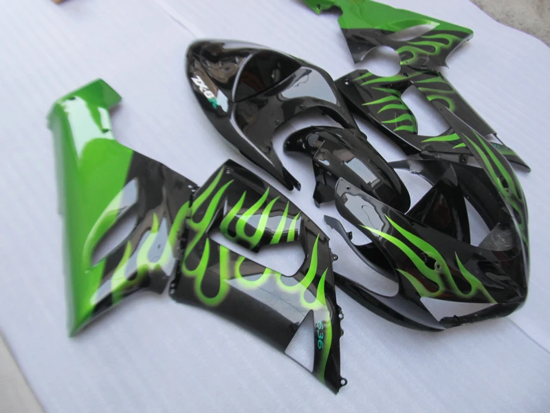 Комплекты обтекателей ABS для Kawasaki NINJA ZX 6R 2005 2006 Вторичный рынок zx6r 05 06 Обтекатели с