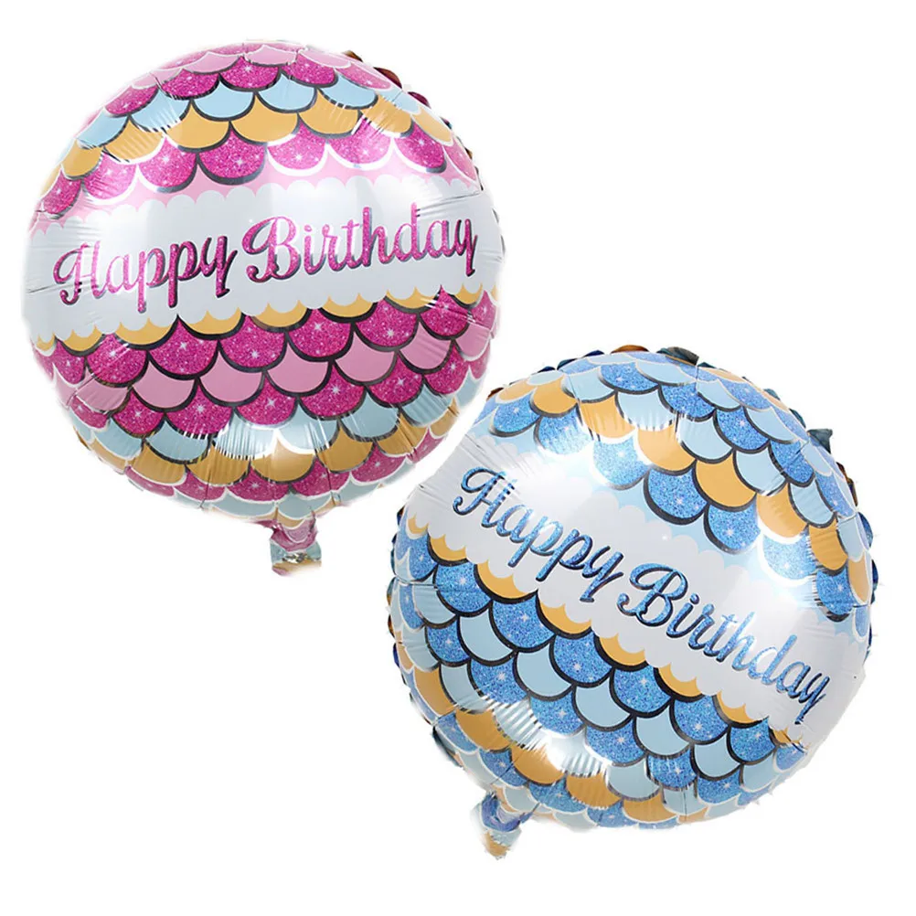 Happy birthday party decoration supplies happy birthday cake foil balloons children birthday decoration Ballon 18 inch