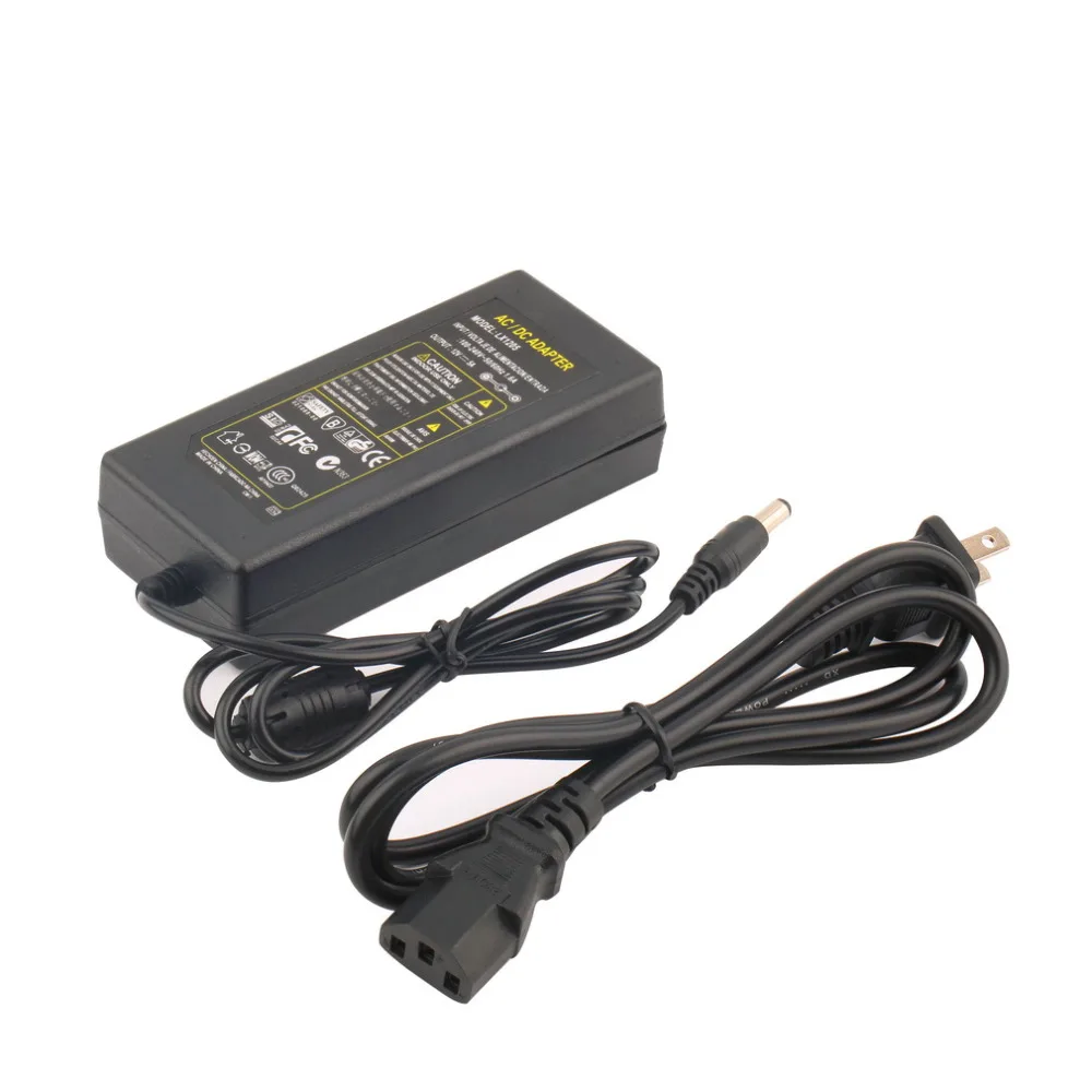 

Lowest Price AC Converter Adapter For DC 12V 5A 5.5mm 2.5mm 2.1mm LED Power Supply Charger For LED Strip Wireless Router
