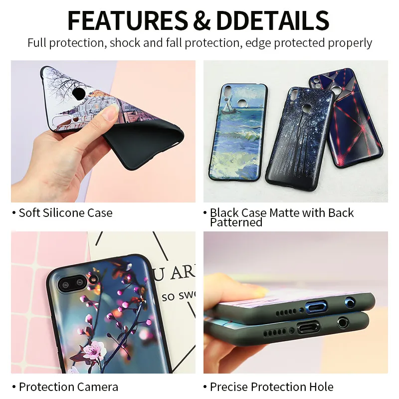 Черный матовый чехол для Xiaomi Redmi Note 7 8 9 PRO силиконовый мягкий 9S 8T чехол|Бамперы| |