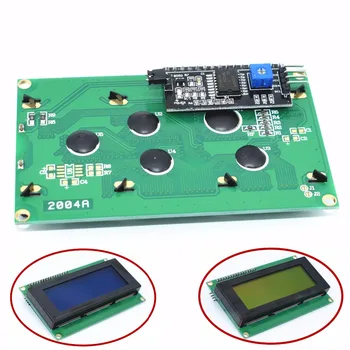 

10PCS LCD2004+I2C 2004 20x4 2004A Blue/ Yellow Green screen HD44780 for arduino Character LCD/I2C Serial Interface Adapter