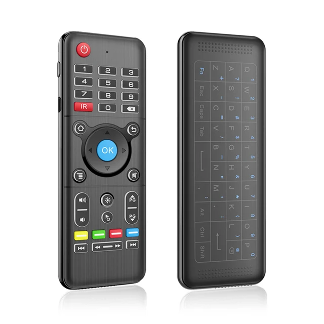Best Offers [100pcs]  H1 Backlit Full Touchpad 2.4G Mini Wireless Keyboard 6-Axis Air Mouse for Android TV Box, Mini PC, Laptops, Projectors