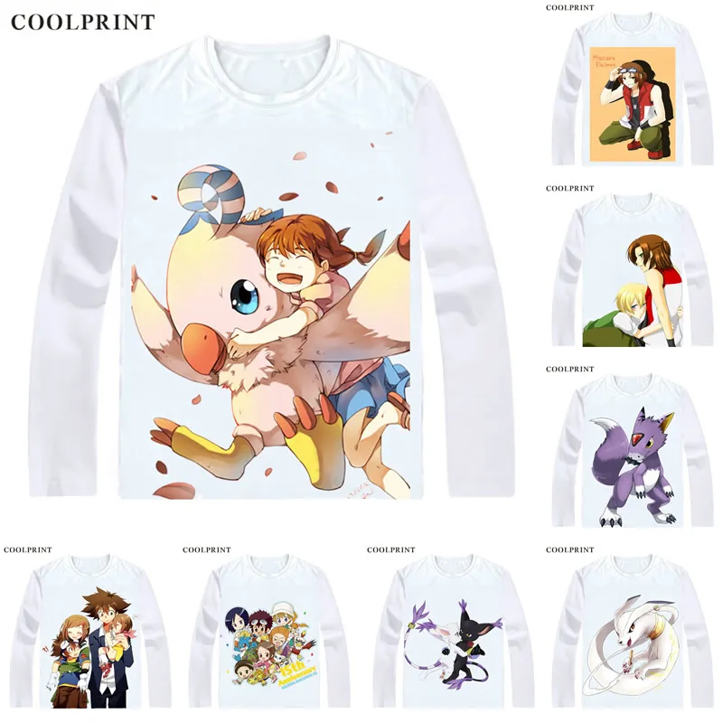 

Dejitaru Monsuta Digimon 5 T-Shirts Multi-style Long Sleeve Shirts Digimon Savers Data Squad Digimon Seibazu Cosplay Shirt