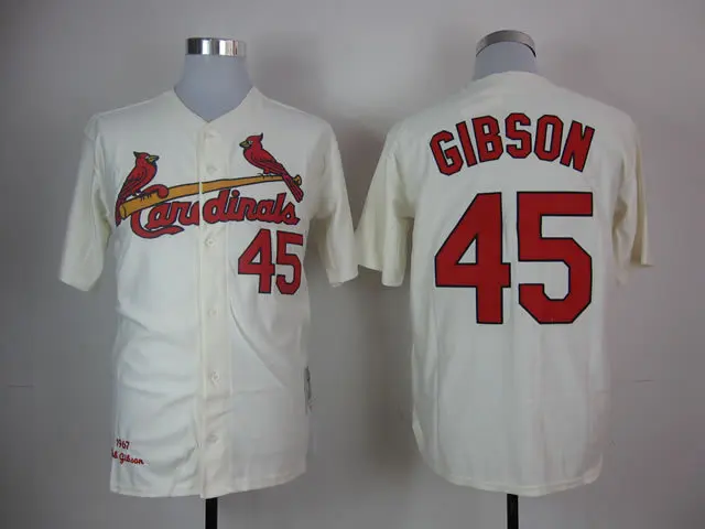 St.Louis Cardinals baseball jersey 45 