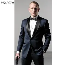 Костюм slim fit мужские деловые нарядные костюмы для мужчин праздничная одежда на заказ смокинг