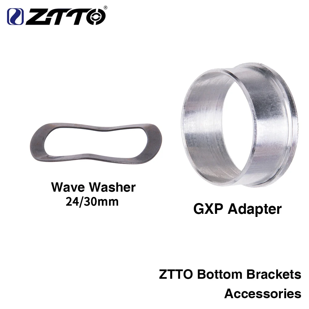 

ZTTO Bicycle Accessories Road Mountain Bike Bottom Brackets GXP Adapter Wave Washer 0.5mm K7 GXP 24 22mm Chainset