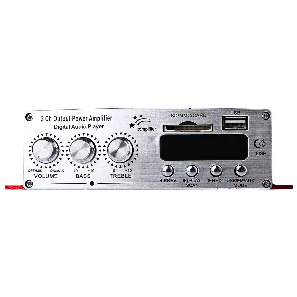 Kinter ма 120 Портативный 12 В HiFi аудио стерео Усилители домашние Динамик Поддержка FM
