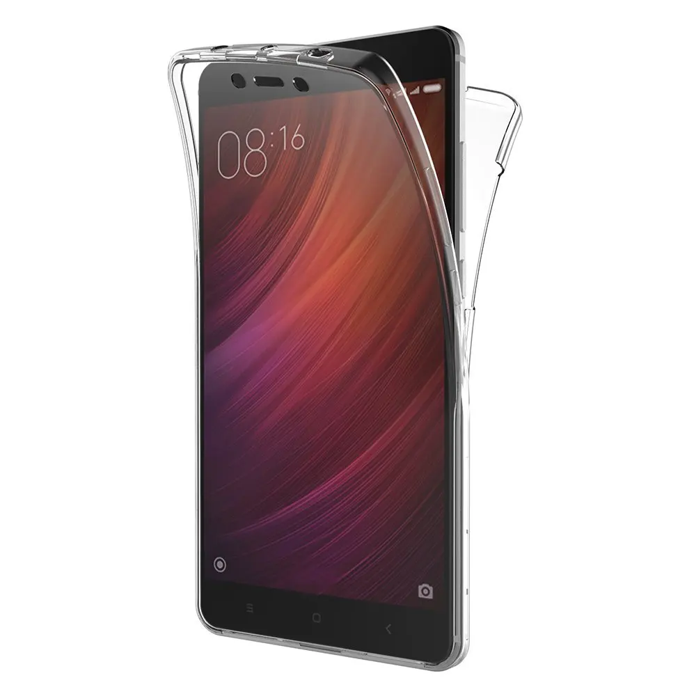 

For Xiaomi Redmi Note 4 4X Case 360 Degree Full Cover Soft Clear Transparent Silicone Cover for Redmi Note 4X Pro Global Version