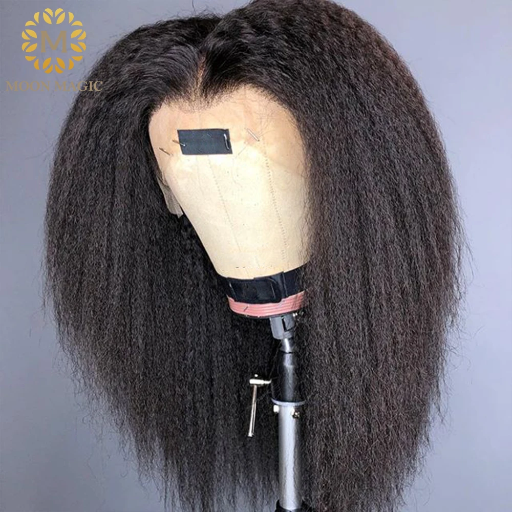 Длинные кудрявые прямые волосы парик 180% бразильские человеческие волосы парики с детскими волосами 13x6 Синтетические волосы на кружеве парики из натуральных волос для Для женщин целые концы