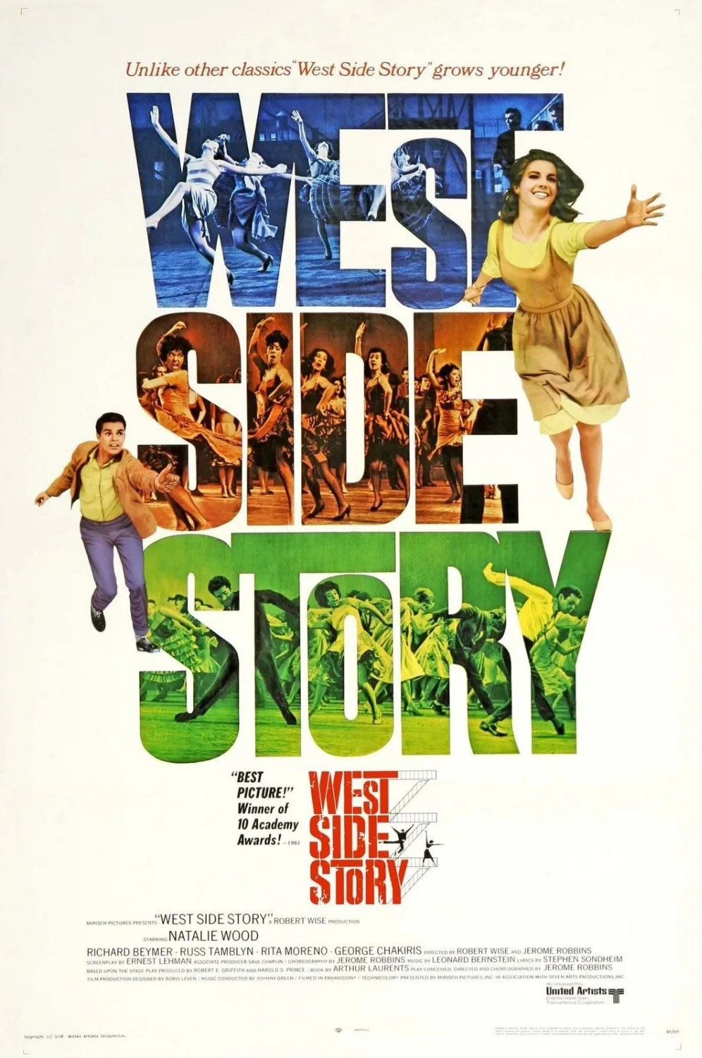 WEST SIDE STORY Movie Poster Grease Broadway print on silk Wall Art