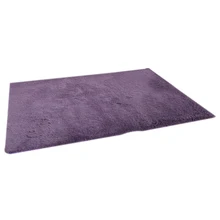 Модные Противоскользящие коврики для спальни, товары для дома, мягкий удобный коврик для дома, темно-фиолетовый 60 см* 120 см