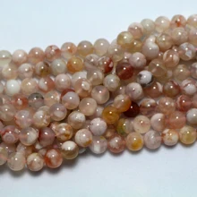 Meihan-Cuentas sueltas de flor de cerezo sakura, abalorios variados, piedras para fabricación de joyas, 8mm, venta al por mayor, envío gratuito
