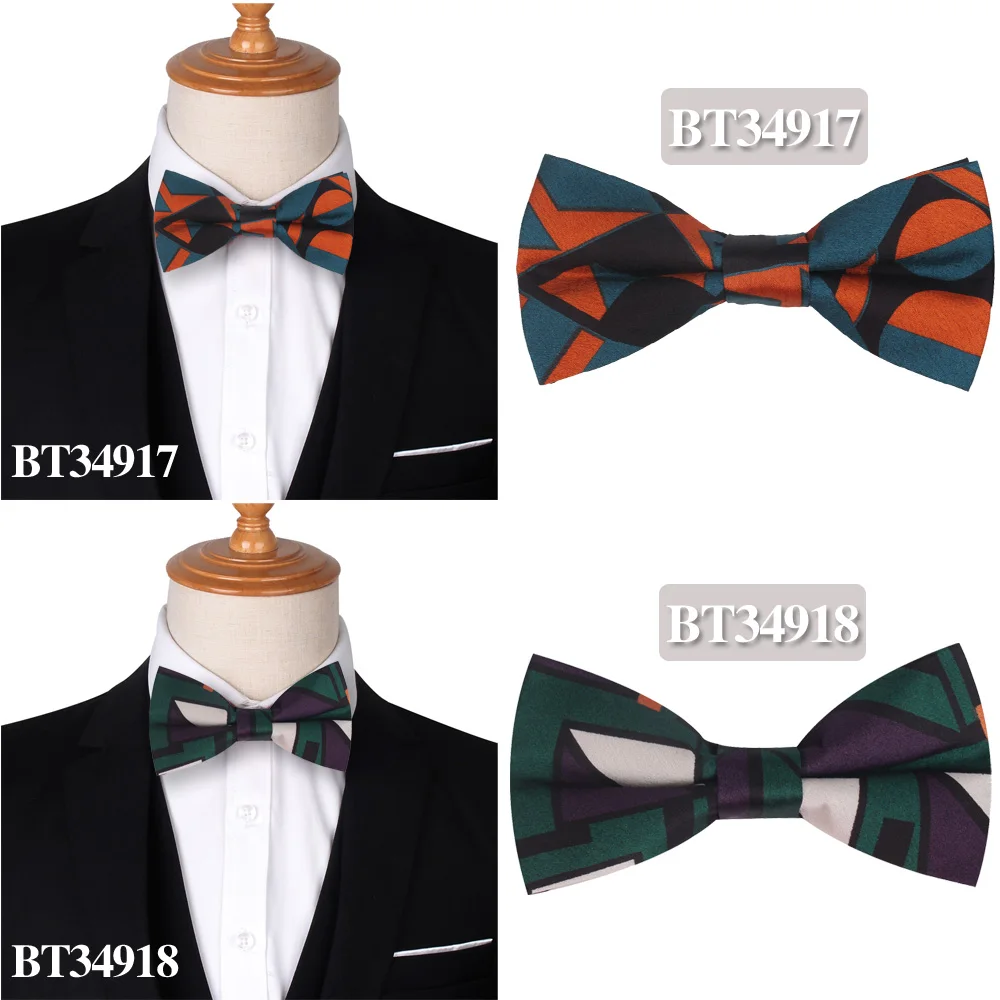 Модный мужской галстук-бабочка с классическим принтом галстук-бабочка для мужчин Бизнес Свадебные взрослых цветочные галстуки-бабочки