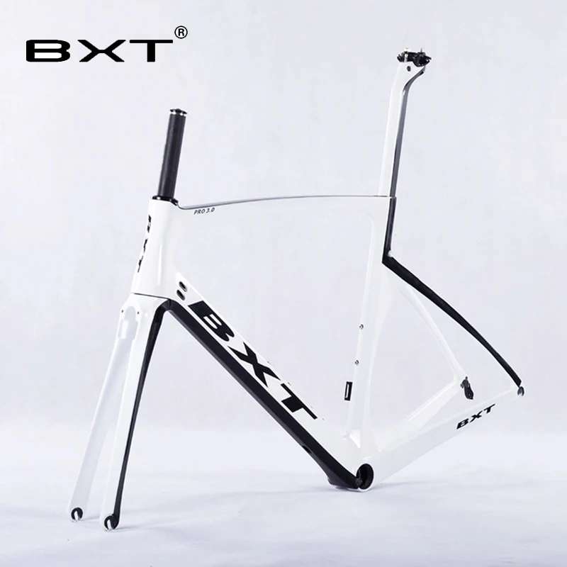 Best 2018 New Design BXT Carbon Road Bike Frame+Fork+Seatpost Toray T800 Chinese Bike Frame 49-56CM UD Carbon bicycle  Frames 1