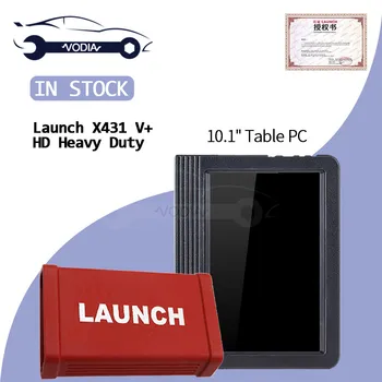 

Original LAUNCH X431 V Plus Diagnostic Scan Tool + X431 HD Heavy Duty Model Truck Module for 24V Diesel Trucks Launch Pro Pad 3