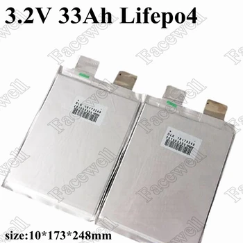 

16pcs Lifepo4 battery 33Ah high capacity 3.2v lifepo4 cell for diy 12v 24v 36v 48v battery pack solar panel battery ebike