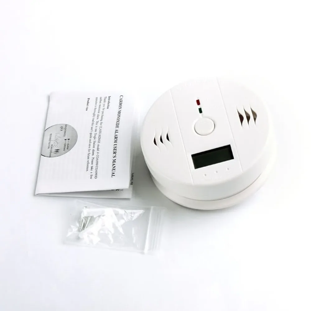 

2 PCS CO Gas Detector Portable Monoxide Alarm High Sensitive Gas Sensor Universal Home Smoke Sensor Home Security Parts
