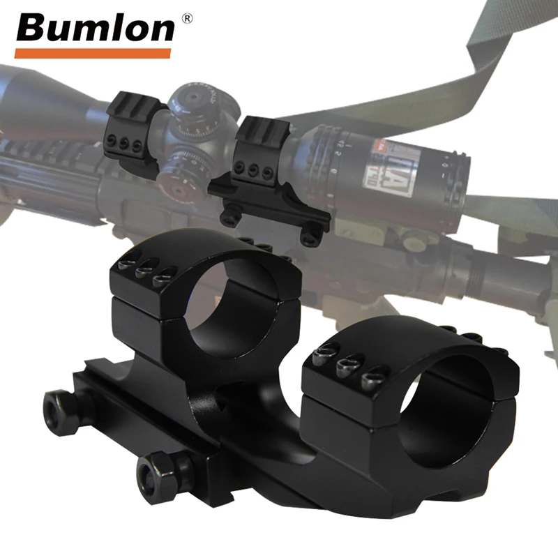 Bumlon Actical 25 4 мм One Piece Weaver Picatinny рельсы Cantilever кольца для охотничьей винтовки