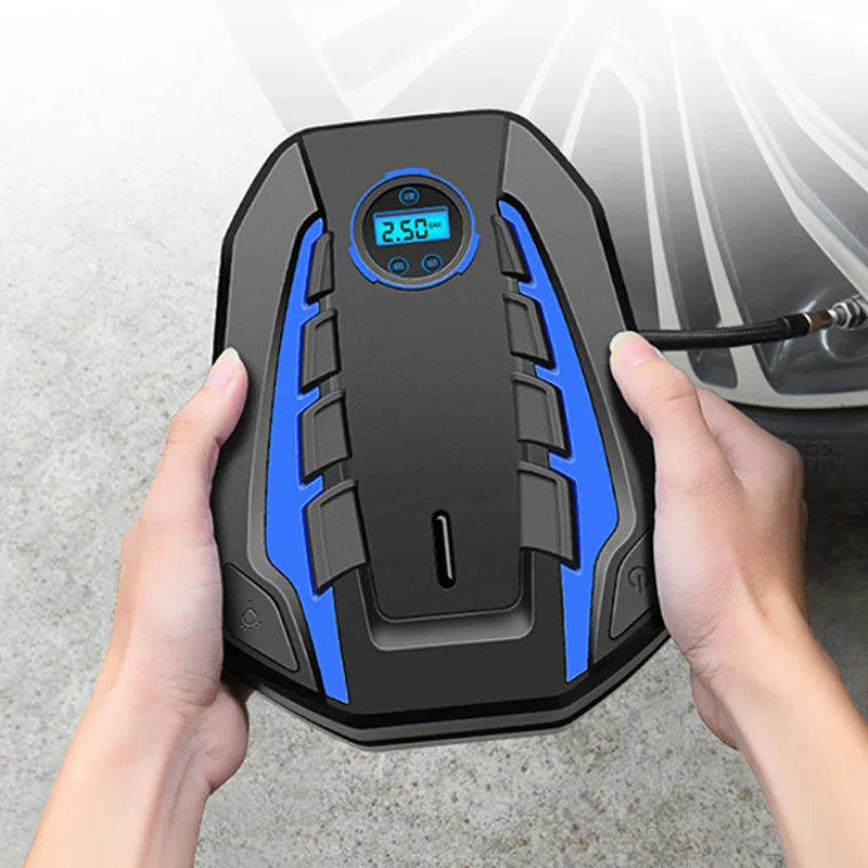 

Portable 12V Car Auto Electric Air Compressor Tire Inflator Pump with 3m Long Extended Power Cord with Cigarette Lighter Plug