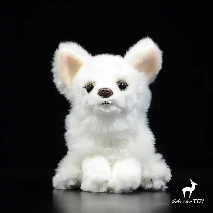 white dog doll