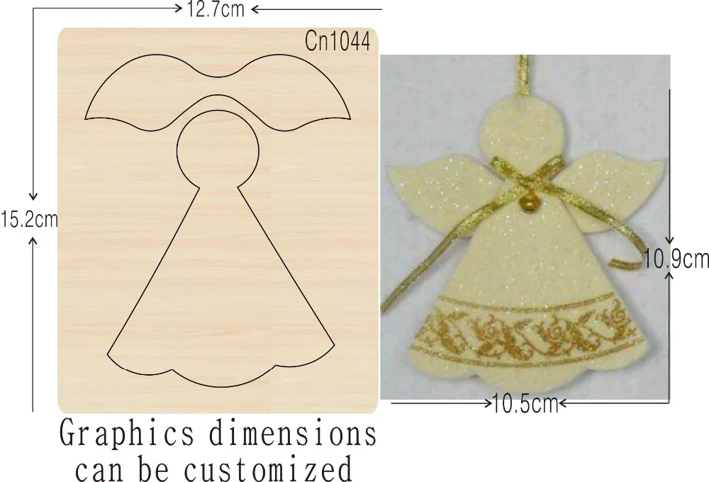 

Angel -1 new wooden mould cutting dies for scrapbooking Thickness-15.8mm
