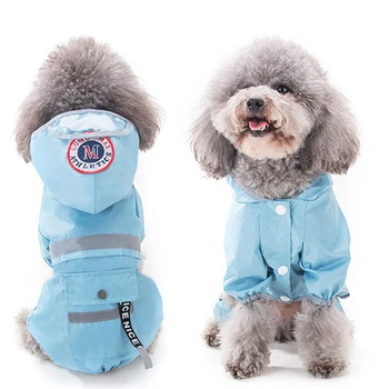 

HEYPET Pet Clothes Raincoat Reflective for Small Medium Puppy Dogs Waterproof Hoodie Dog Coat Jacket Dog Raincoat Clothing