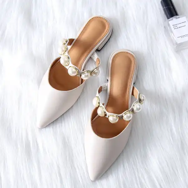 pearl shoes flats