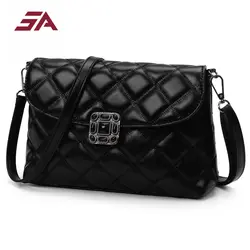 Женская сумка через плечо из кожи хорошего качества женская сумка-мессенджер известных брендов класса люкс сумка клетчатая Женская