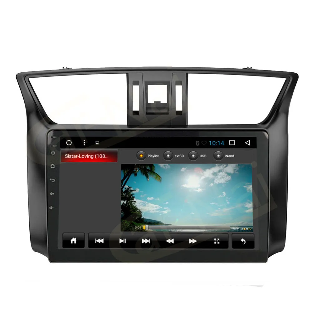 10 2 дюймов Android 7 1/8 0 Автомобильный GPS мультимедийный плеер Navi для NISSAN Sylphy Sentra 2012 2015