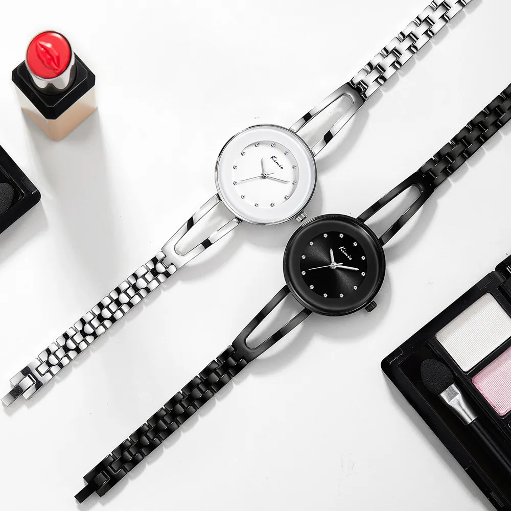 KIMIO Double Ring Dial Design Quartz Bracelet Watch Strap Rhinestone Wristwatch Women Watches Top Brand Luxury Ladies Watch Gift KIMIO Double Ring Dial Design Quartz Bracelet Watch Strap Rhinestone Wristwatch Women Watches Top Brand Luxury Ladies Watch Gift