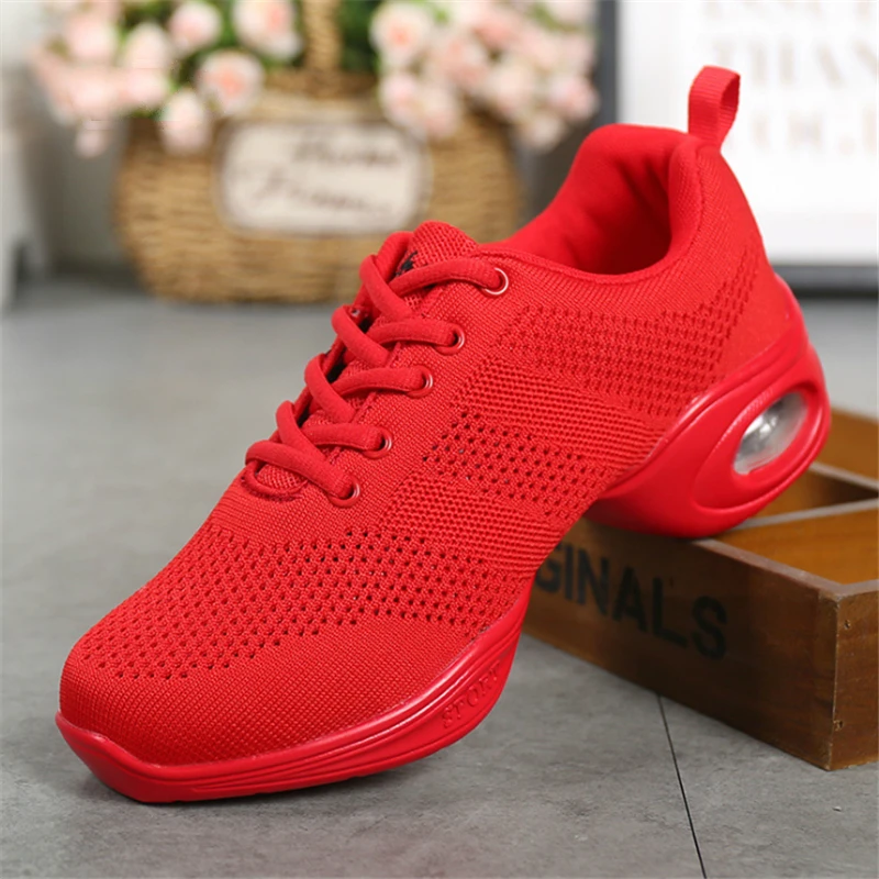 comprar Mulheres deslizar sobre tênis de dança Sapatos de Dança jazz das Mulheres Jazz Hip Hop Sapatos Característica Macia Sola Das Sapatilhas para a Mulher respiração Dança