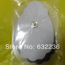 DHL 2000 шт./лот 7.5*4.8 см Нетканые стороны формы десятки электрода колодки для Цифровая терапия машина Массажер