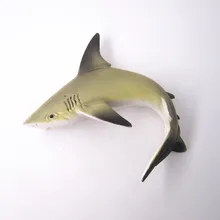 Лучший! Акула Милые Животные Ремесла Ручной Росписью 3D Смолы Магнит на Холодильник для Наклейки На Лучший!