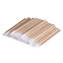 Новинка 100 шт Перманентный макияж хлопок острый тампон медицинский лечение здоровье макияж палка леверт Прямая поставка 30p1016