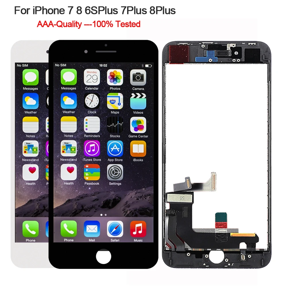 

AAA Quality For iPhone 6S 7 8 Plus LCD Display Touch Screen Digitizer Assembly replacement for iPhone 6S Plus 7 8 7Plus 8Plus
