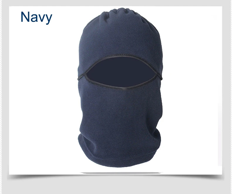 Winter Visor Beanie Balaclava Black Dark Gray Cold Weather Ski Mask Navy Blue