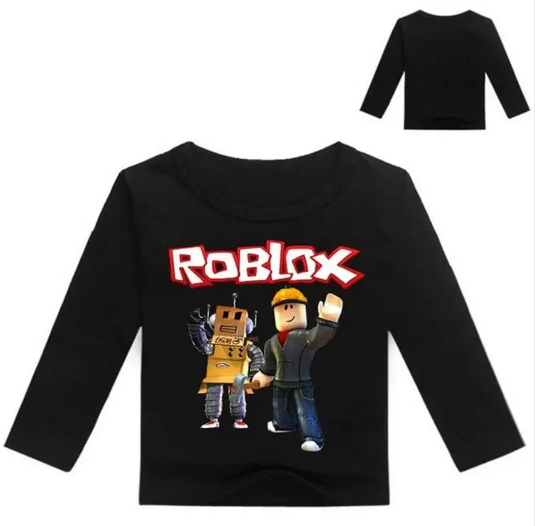 

New Girls Pullover tops Clothes Kids Roblox Game Print T shirt Children Spring Clothing Boys Full Sleeve O-Neck Sweatshirts
