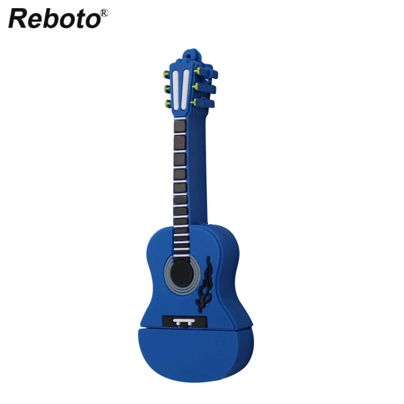 Retobo Musical Instrument USB Flash Drive 64GB 32GB Pendrive Cartoon Blue Guitar USB 2.0 4GB 8GB 16GB U Disk Mini Memory Stick Retobo Musical Instrument USB Flash Drive 64GB 32GB Pendrive Cartoon Blue Guitar USB 2.0 4GB 8GB 16GB U Disk Mini Memory Stick