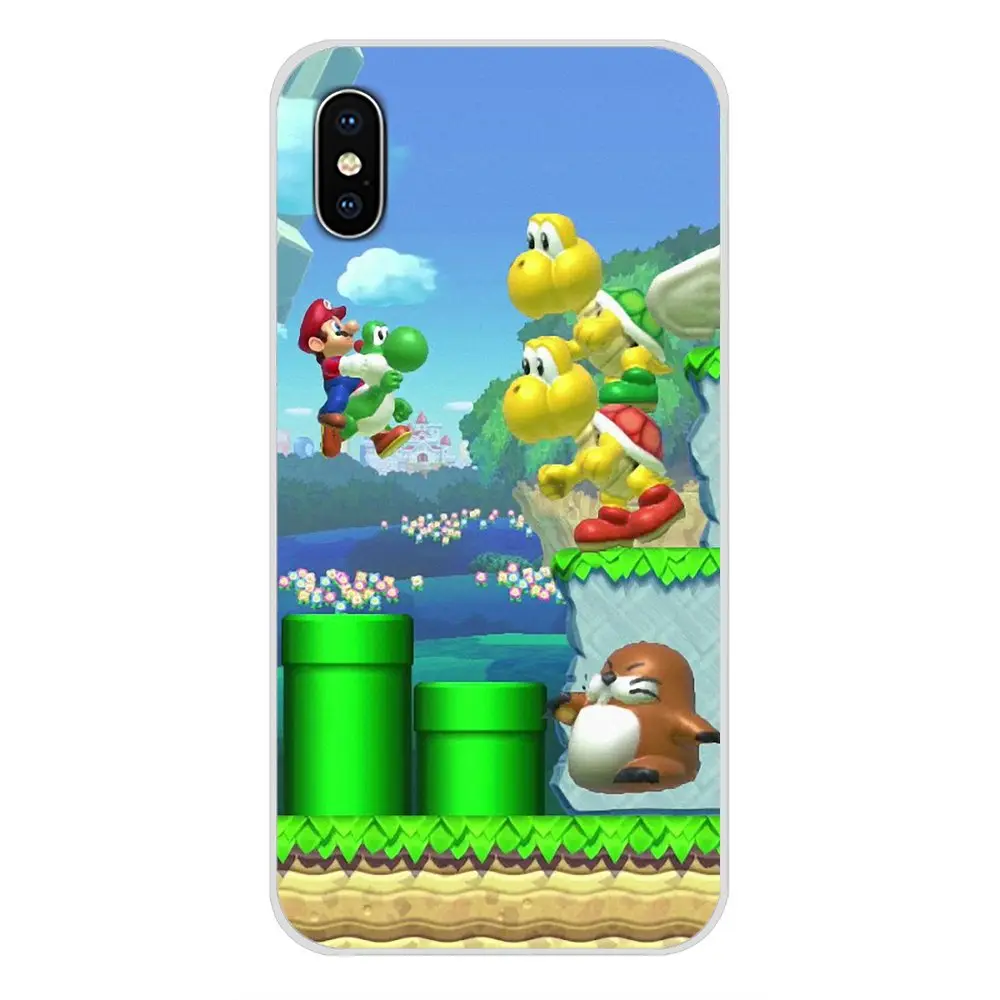 Смешные Супер Марио Bros грибы для Samsung Galaxy S3 S4 S5 Mini S6 S7 Edge S8 S9 S10 Lite Plus Note 4 5 8 9 Чехлы