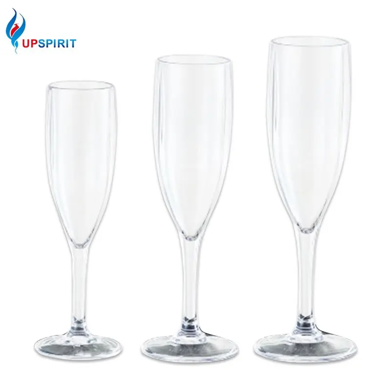 Upspirit Acrylic Champagne Flute Cocktail Cup Sodas Wine Beer Toasting