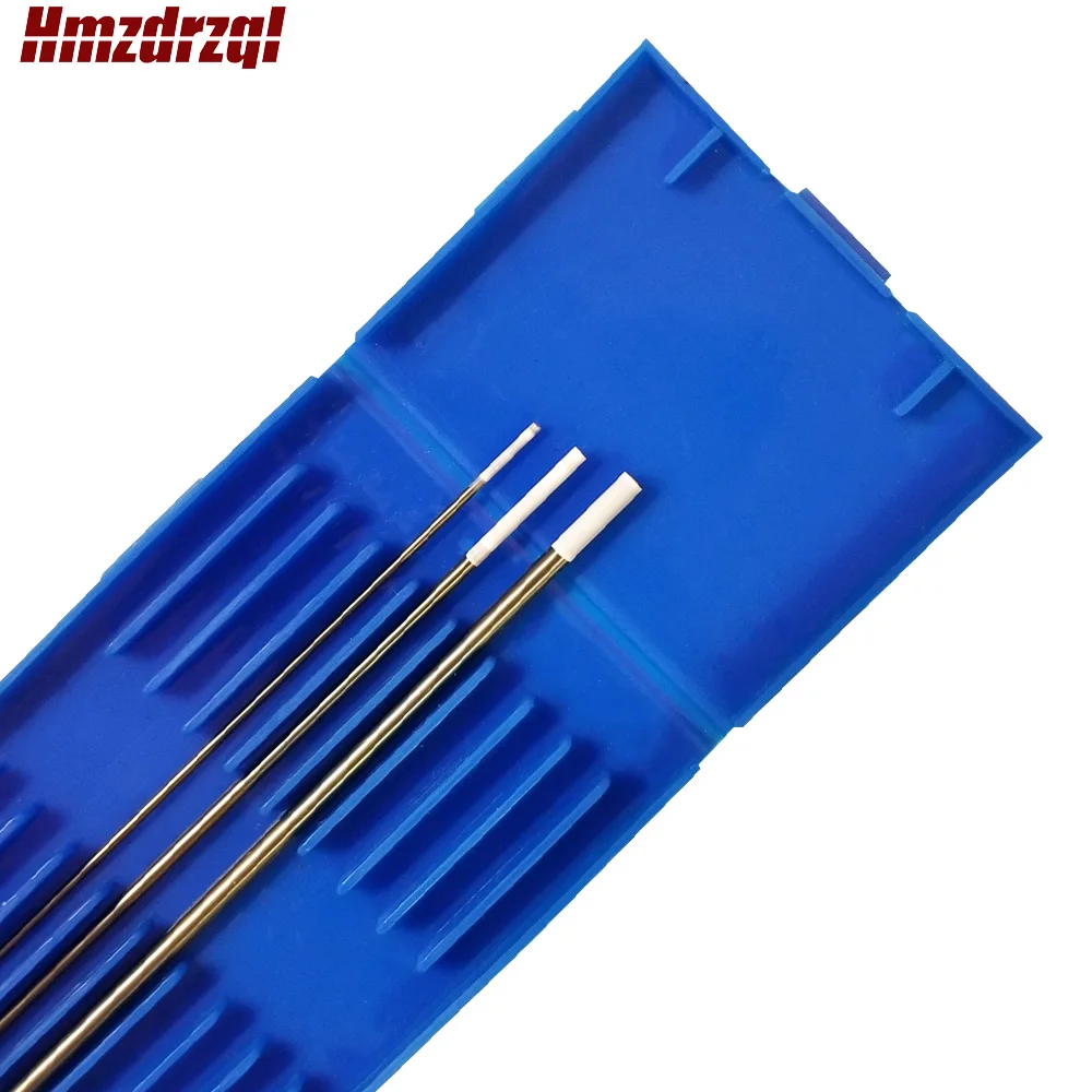 

3 pcs WZ8 0.04"X6" 1/16"X6" 3/32" Zirconiated Tungsten Electrode Head Tungsten Needle White