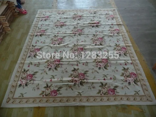 

New Wool Woolen Needlepoint Pillow Christmas Woven New Listing Traditional Wool Rug Carpet
