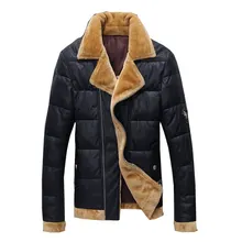 Зимняя новая мужская куртка модное повседневное толстое теплое пальто куртка с меховым воротником размера плюс M-5XL