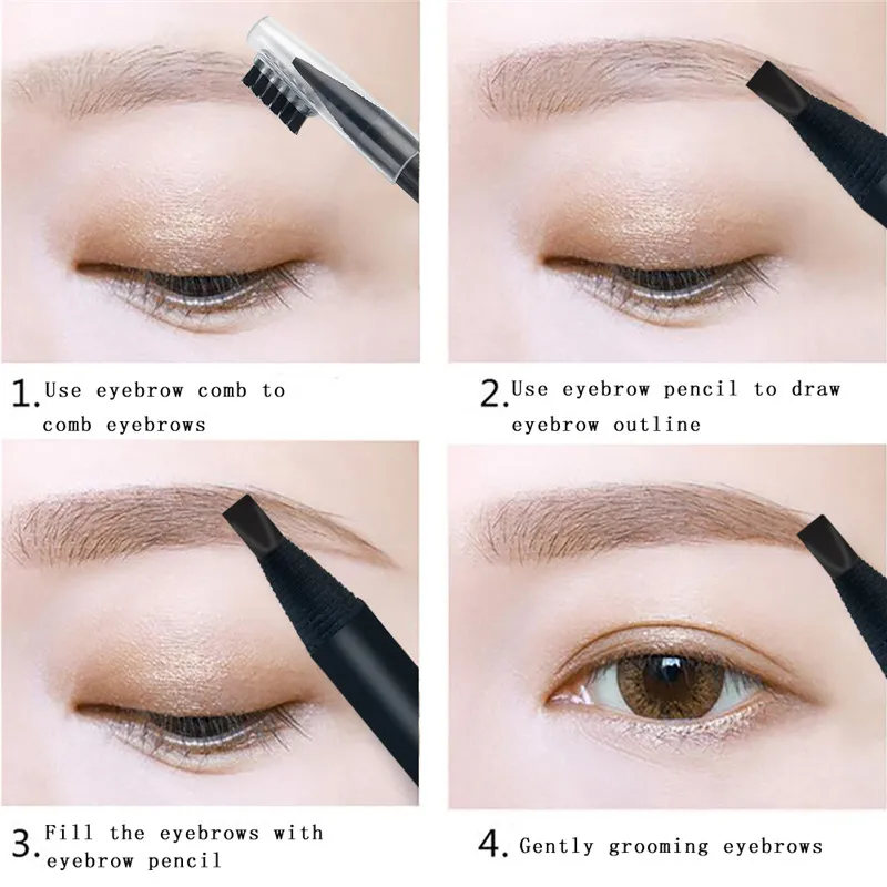 Eyebrow Enhancers Eyes Makeup Professional Eye Brow Dye Cream Pencil Long-lasting Waterproof Brown Tint Paint Henna Eyebrows