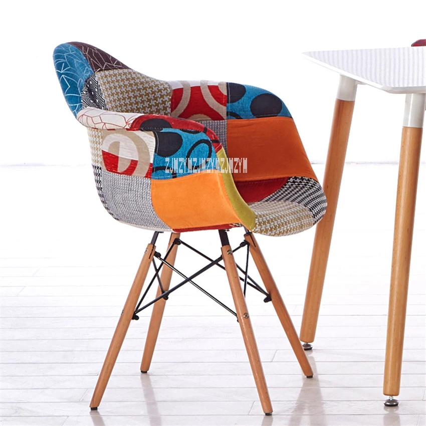 DC206 деревянный стул для отдыха современный минималистский Творческий стул для гостиной простой кофе кресло бытовой обеденный стул