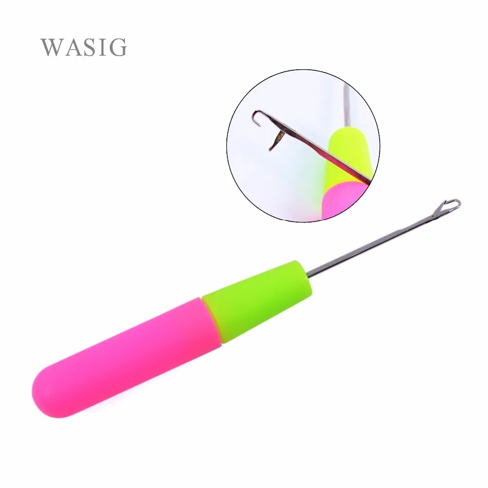 1pcs/lot Plastic crochet braid needle Feather Hair Extension Tools Wig