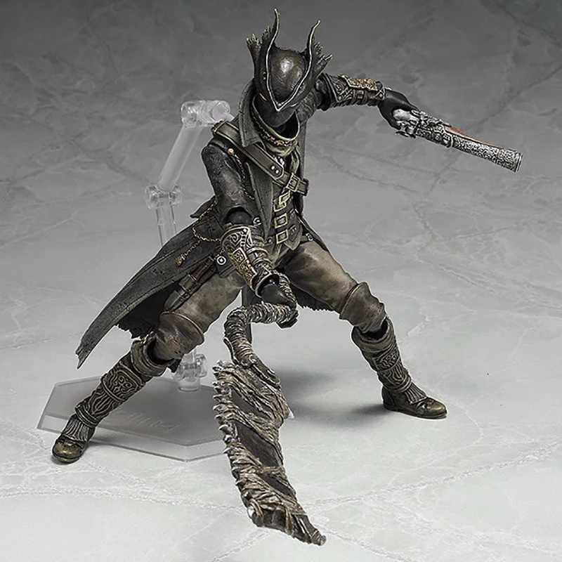 2018 Figma 367 Bloodborne Hunter Action Figure 1/6 Toy Gift 15cm Newest Toy Gift